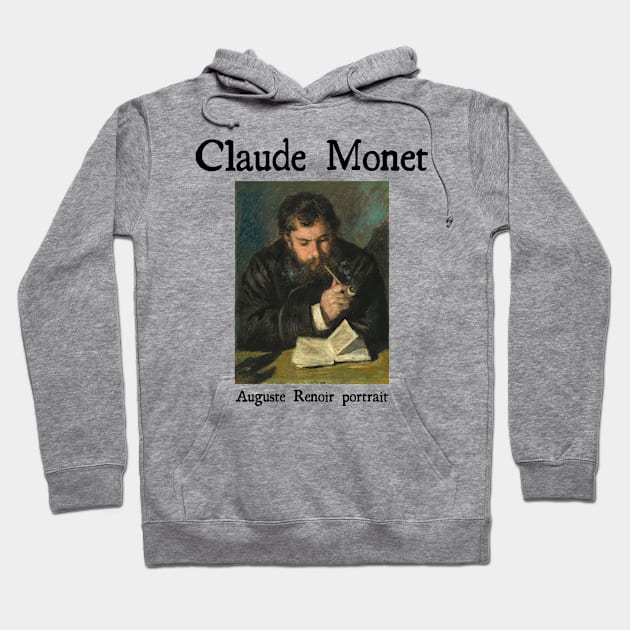 Auguste Renoir portrait by Claude Monet Hoodie by Cleopsys